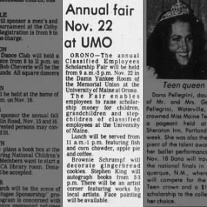 Stephen King signing at the Classified Employees Scholarship Fair Nov 22 1980